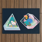 Ocean terrarium - Sea slug Outdoor Rug Gallery Image 1