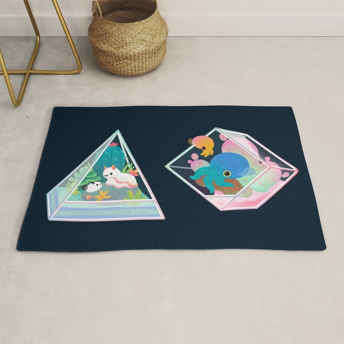 Ocean terrarium - Sea slug Rug Gallery Image 1