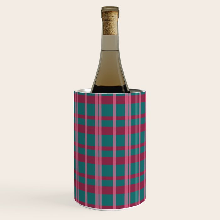 Classic Winter Plaid Flannel Wine Chiller Gallery Image 2