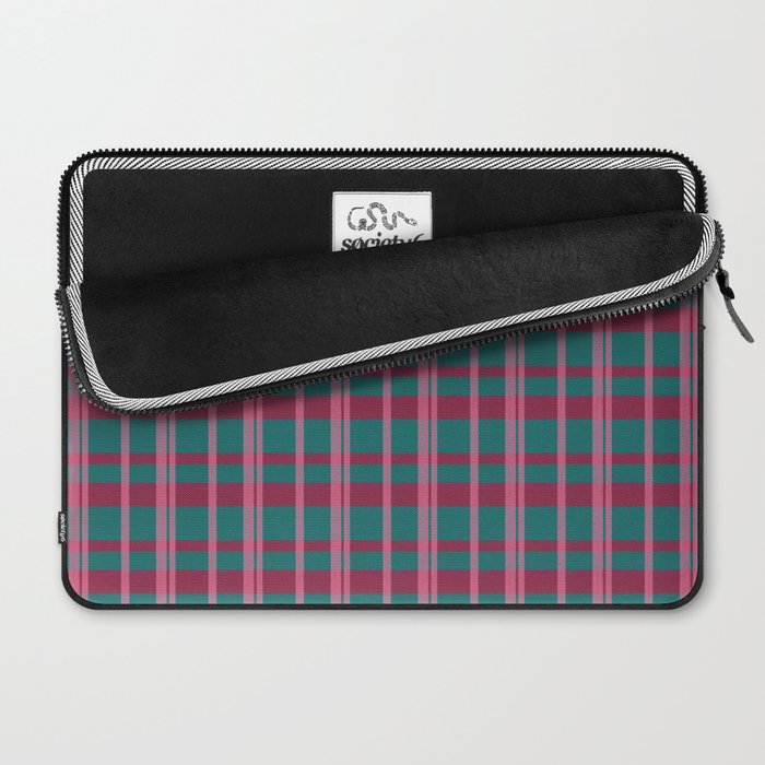 Classic Winter Plaid Flannel Laptop Sleeve Gallery Image 2