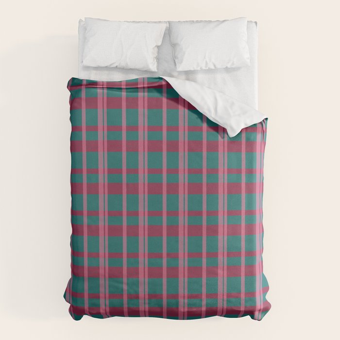 Classic Winter Plaid Flannel Duvet Cover Gallery Image 1