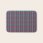 Classic Winter Plaid Flannel Bath Mat Gallery Image 1