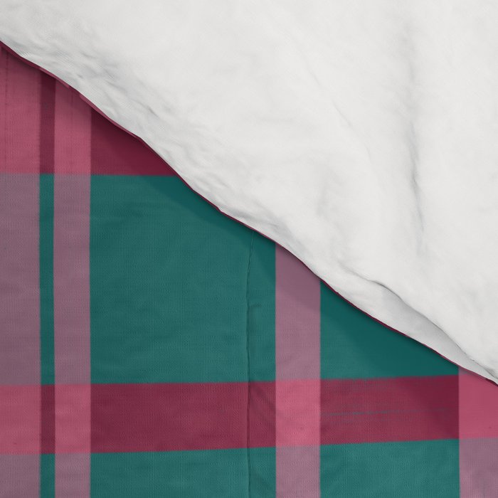 Classic Winter Plaid Flannel Comforter Gallery Image 4