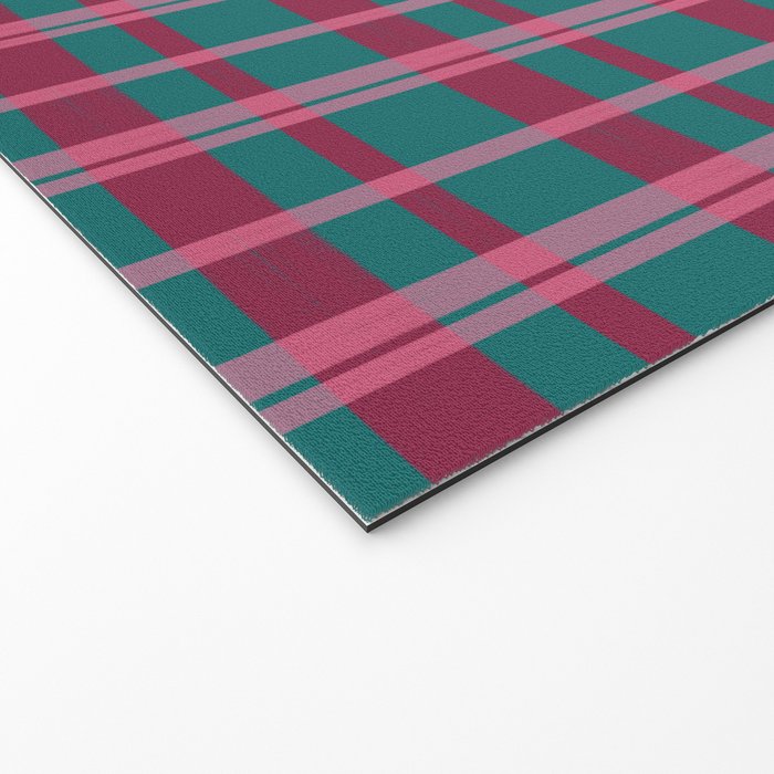 Classic Winter Plaid Flannel Welcome Mat Gallery Image 2