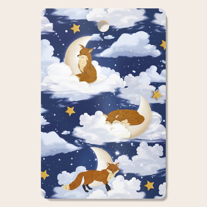 Enchanted Fox Moons Cutting Board Gallery Image 1