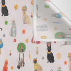 Cat Queens Wall Tapestry Gallery Image 3