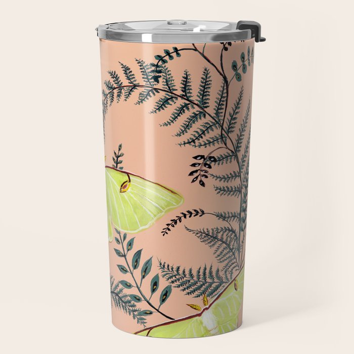 Luna Moths Travel Mug Gallery Image 2