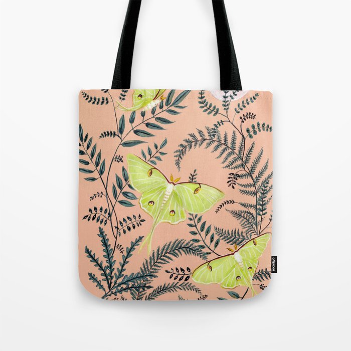 Luna Moths Tote Bag Gallery Image 1