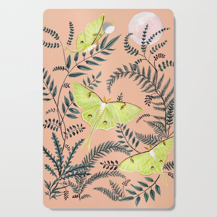 Luna Moths Cutting Board Gallery Image 1