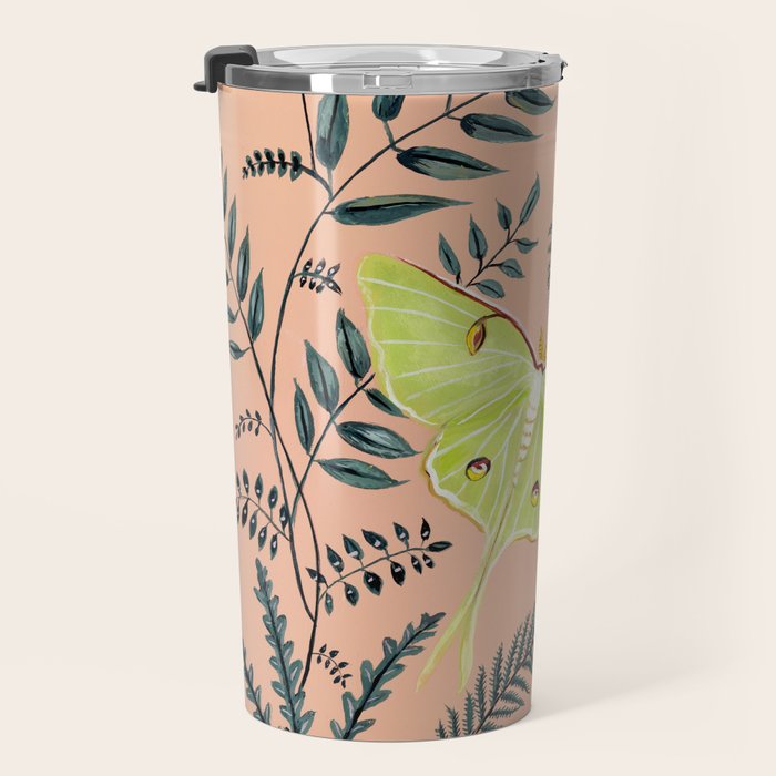 Luna Moths Travel Mug Gallery Image 3