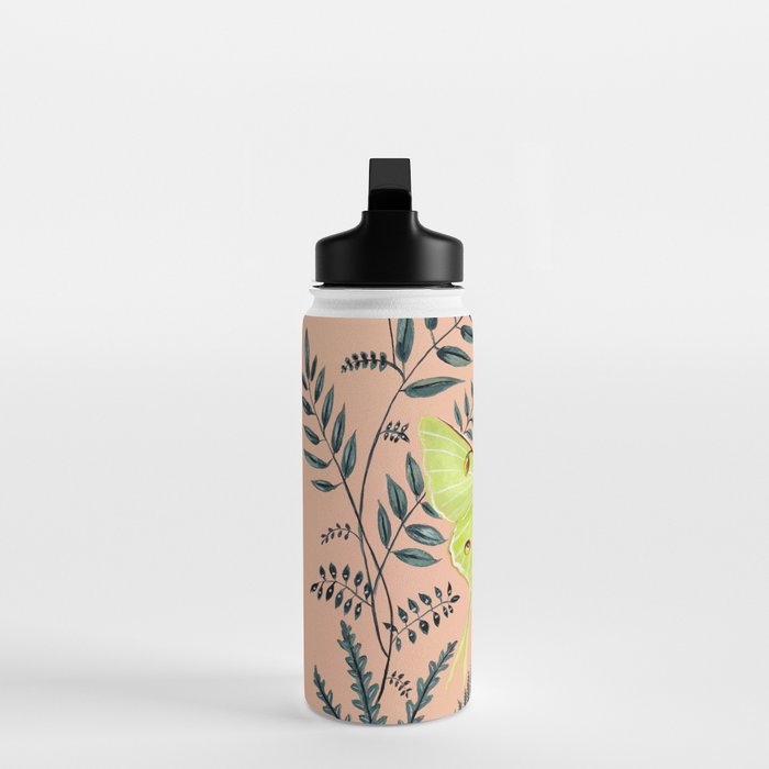 Luna Moths Water Bottle Gallery Image 3