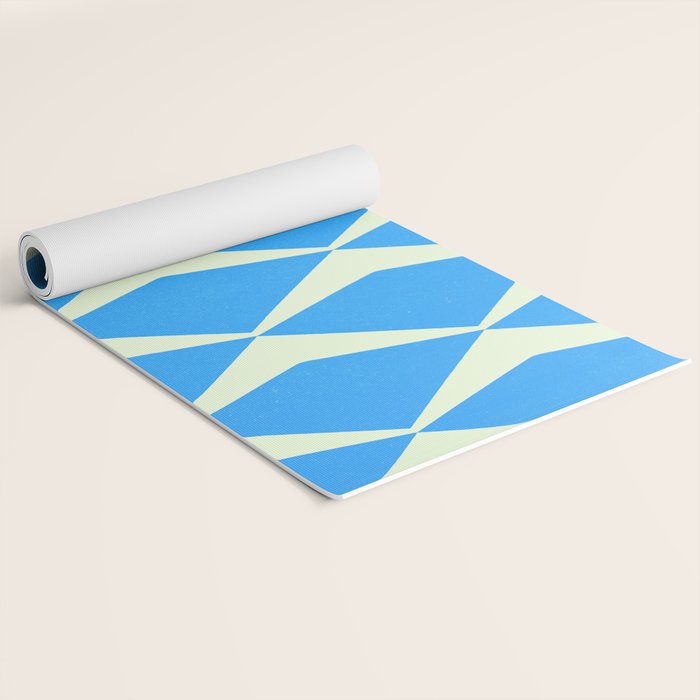 Diamond Daze, blues Yoga Mat Gallery Image 2