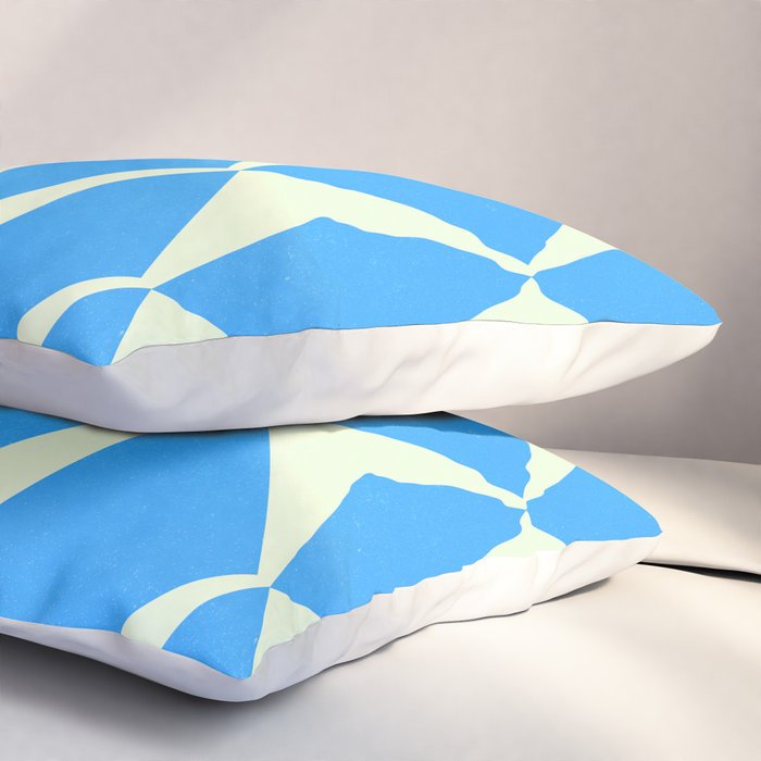 Diamond Daze, blues Pillow Sham Gallery Image 3