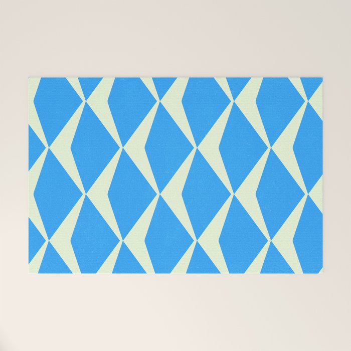 Diamond Daze, blues Welcome Mat Gallery Image 1