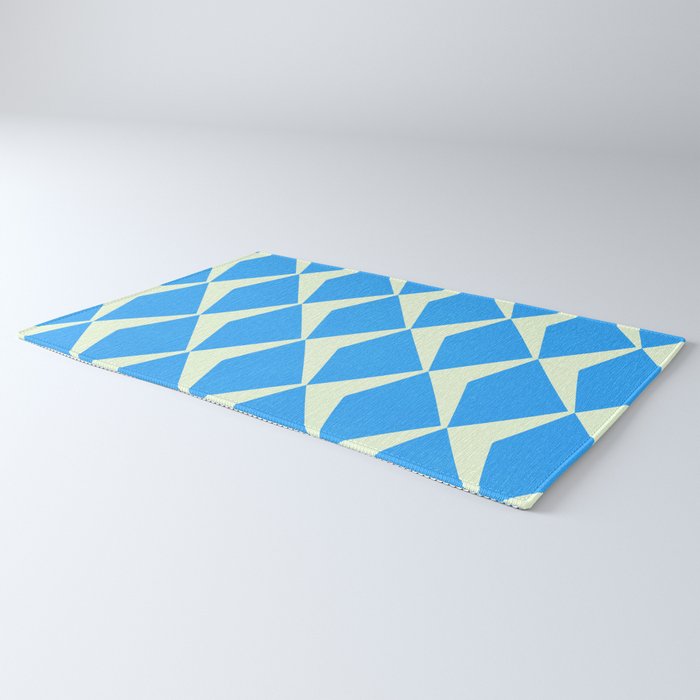 Diamond Daze, blues Rug Gallery Image 3