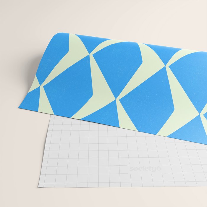 Diamond Daze, blues Wrapping Paper Gallery Image 2