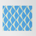 Diamond Daze, blues Throw Blanket Gallery Image 2