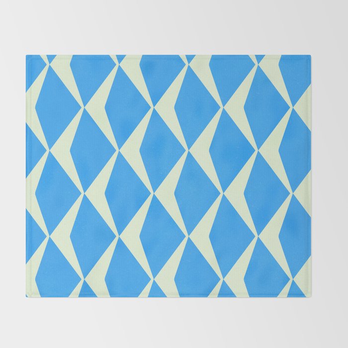 Diamond Daze, blues Throw Blanket Gallery Image 2