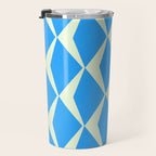 Diamond Daze, blues Travel Mug Gallery Image 3