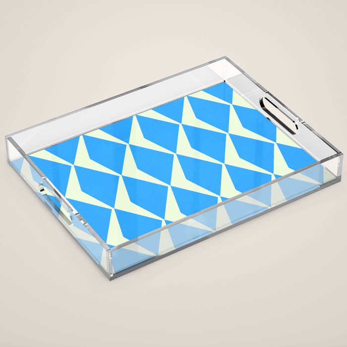 Diamond Daze, blues Acrylic Tray Gallery Image 1