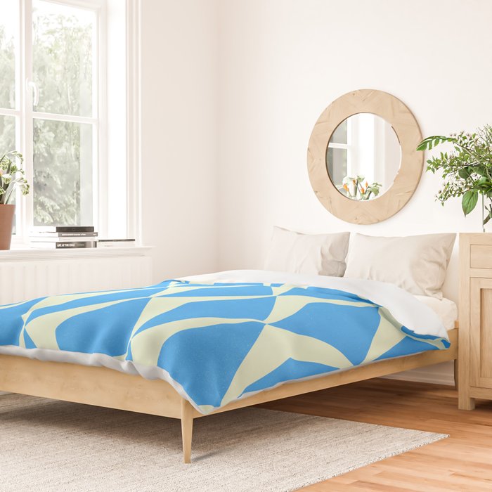 Diamond Daze, blues Duvet Cover Gallery Image 2