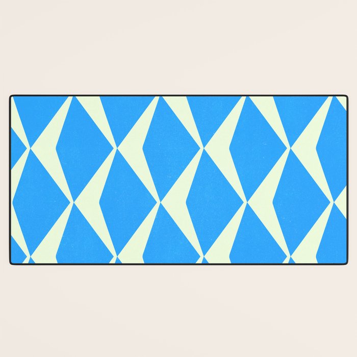 Diamond Daze, blues Desk Mat Gallery Image 3