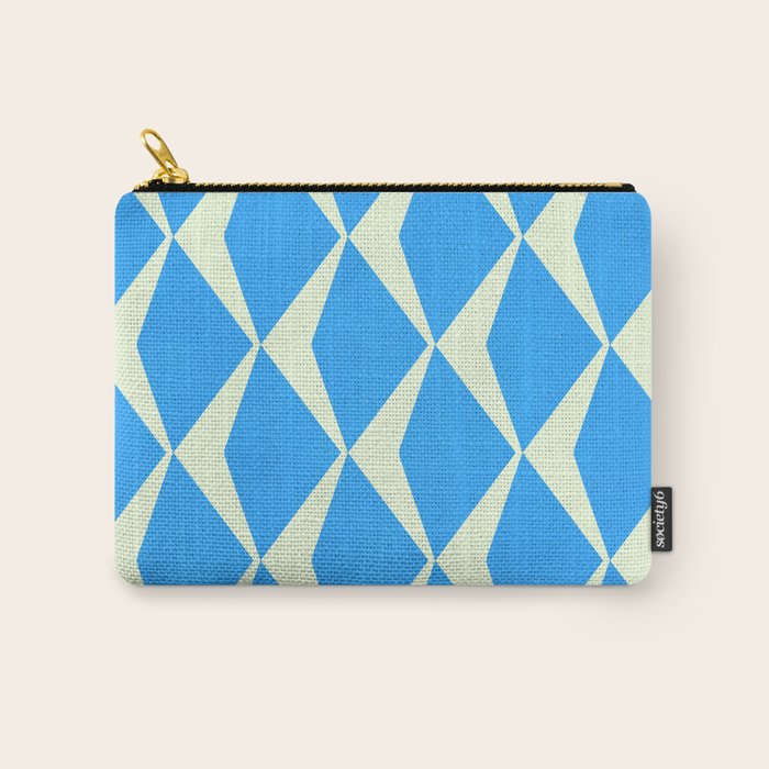 Diamond Daze, blues Carry All Pouch Gallery Image 1