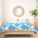 Diamond Daze, blues Duvet Cover Gallery Image 3