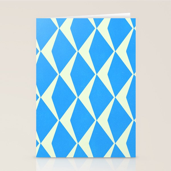 Diamond Daze, blues Stationery Card Gallery Image 2