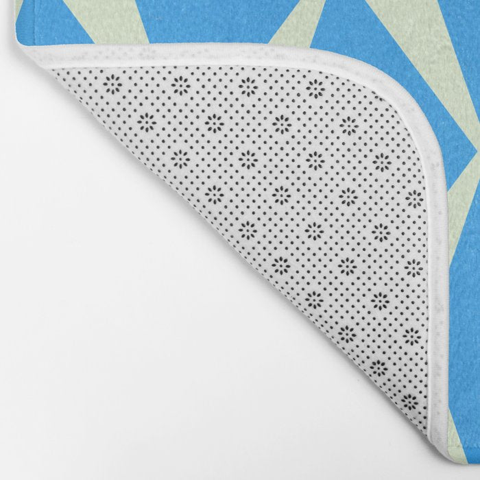 Diamond Daze, blues Bath Mat Gallery Image 2