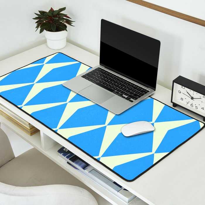 Diamond Daze, blues Desk Mat Gallery Image 2