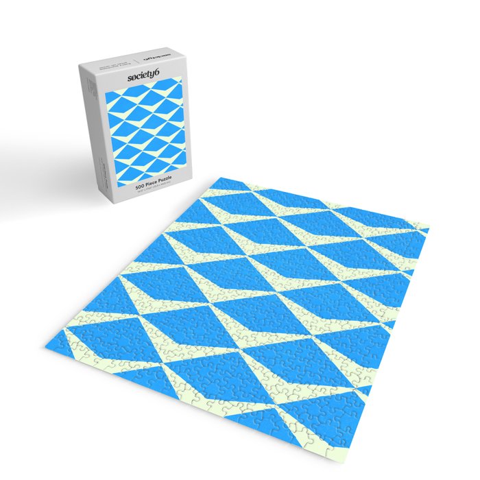 Diamond Daze, blues Jigsaw Puzzle Gallery Image 2