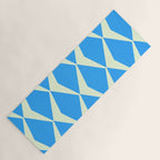 Diamond Daze, blues Yoga Mat Gallery Image 1