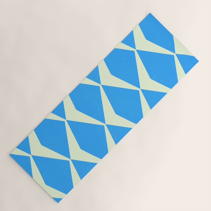 Diamond Daze, blues Yoga Mat Gallery Image 1