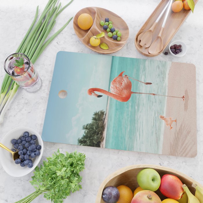 WANNABE FLAMINGO Cutting Board Gallery Image 2