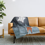 the star balloon Throw Blanket Gallery Image 1