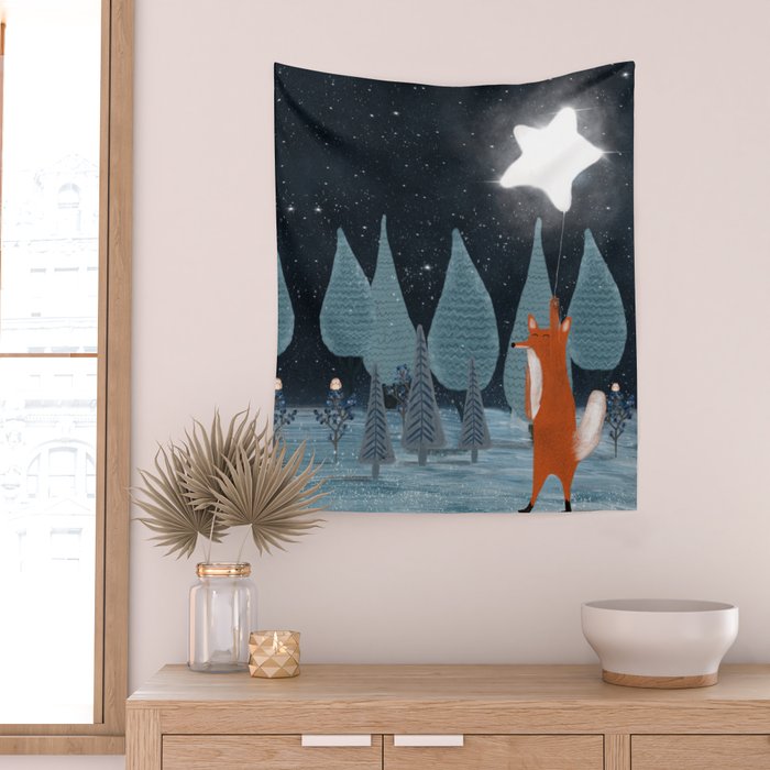 the star balloon Wall Tapestry Gallery Image 2