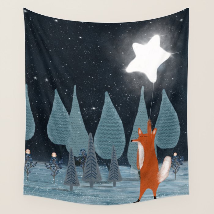 the star balloon Wall Tapestry Gallery Image 4