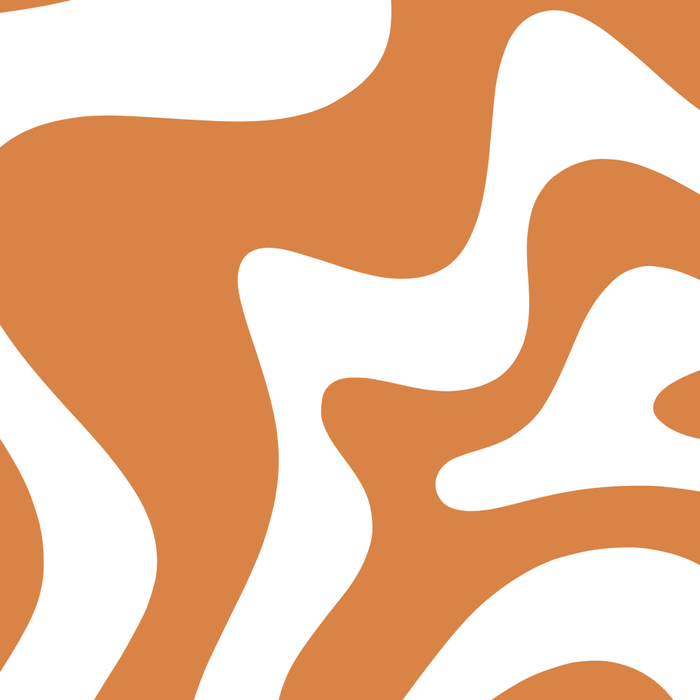 Liquid Swirl Retro Modern Abstract Pattern in Orange Ochre and White Coffee Mug Gallery Image 2