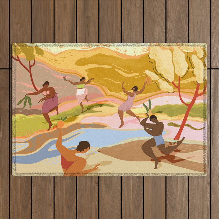 Dancing in Paradise Outdoor Rug Gallery Image 1