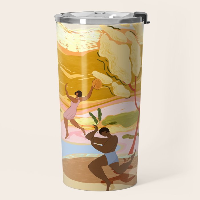 Dancing in Paradise Travel Mug Gallery Image 2