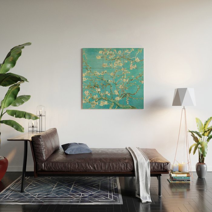 Almond Blossom by Vincent van Gogh, 1890 Wood Wall Art Gallery Image 2