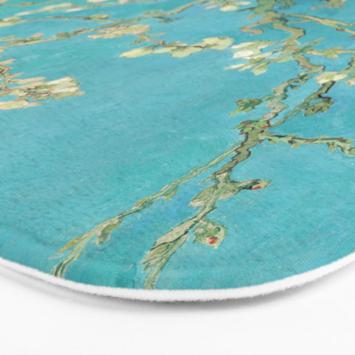 Almond Blossom by Vincent van Gogh, 1890 Bath Mat Gallery Image 3