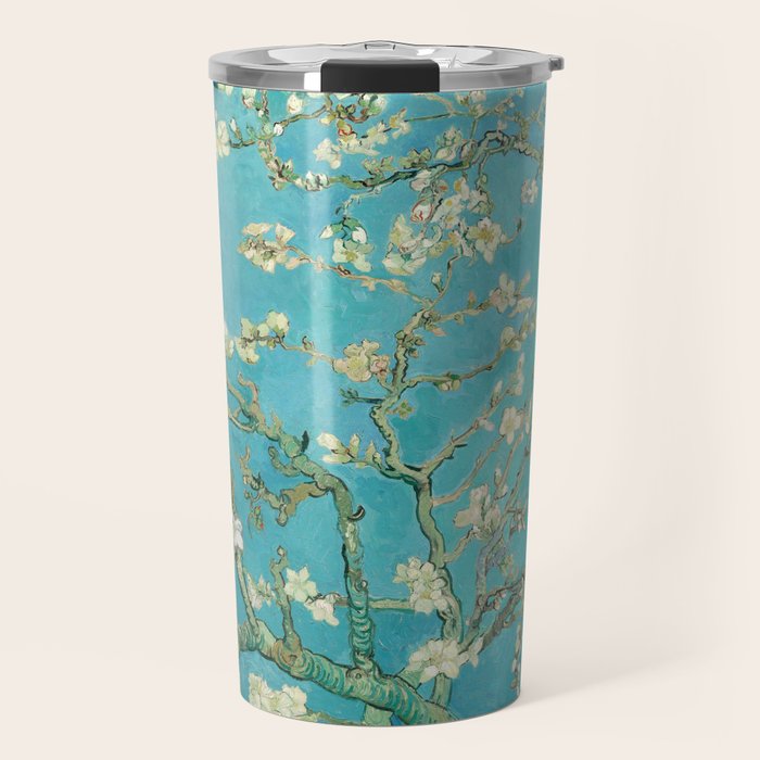 Almond Blossom by Vincent van Gogh, 1890 Travel Mug Gallery Image 1