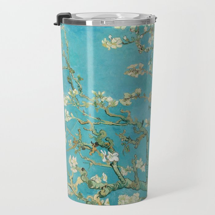 Almond Blossom by Vincent van Gogh, 1890 Travel Mug Gallery Image 3