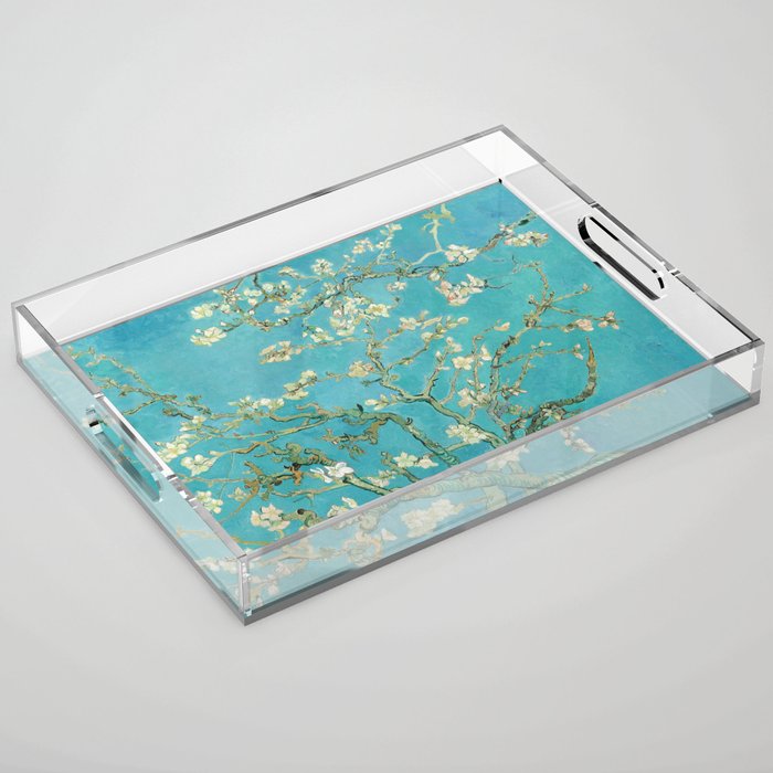 Almond Blossom by Vincent van Gogh, 1890 Acrylic Tray Gallery Image 1