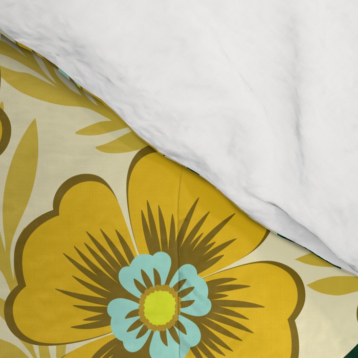 Yellow flower garden Comforter Gallery Image 4