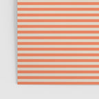 Retro Orange Stripe Pattern Poster Gallery Image 3