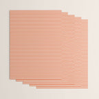 Retro Orange Stripe Pattern Wrapping Paper Gallery Image 3
