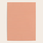 Retro Orange Stripe Pattern Poster Gallery Image 4